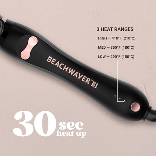 Beachwaver 1-Inch Rotating Curling Iron | Ceramic Barrel