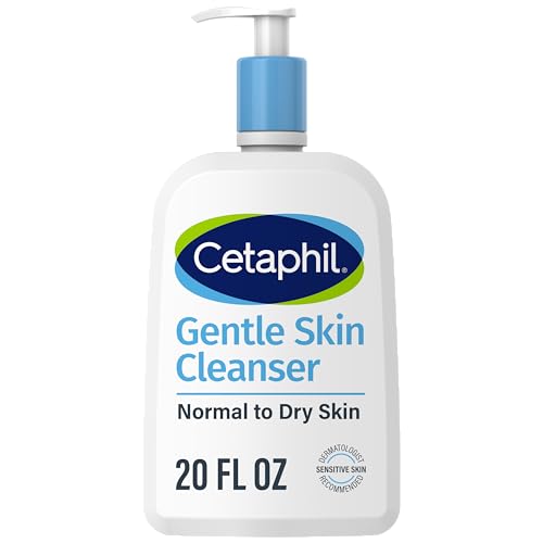 Cetaphil Face Wash, Hydrating Gentle Skin Cleanser for Dry to Normal Sensitive Skin, NEW 4 oz 3 Pack, Fragrance Free, Soap Free and Non-Foaming