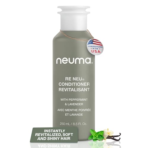 NEUMA Re Neu Conditioner 8.5 Fl. Oz. Revitalizing Conditioner Sulfate Free Paraben Free, Peppermint & Vanilla Scent