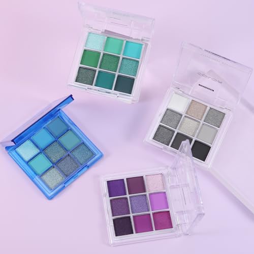 9 Color Eyeshadow Palette - Waterproof Shimmer & Matte