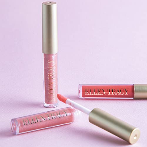 Ellen Tracy 15-Piece Lip Gloss Collection Set - Gold Edition