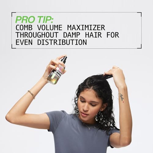 Redken Volume Maximizer Thickening Spray ? Weightless Volumizing Spray For All Hair Types, Adds Flexible Volume and Body, For Thicker-Looking Hair