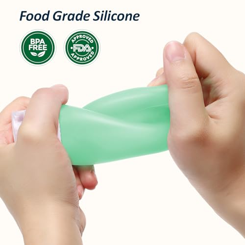 Travel Toiletry Bag with Bottles - TSA Approved 3.4 oz Silicone Containers
