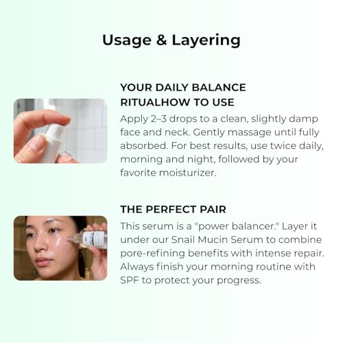 Gle Skin 10% Niacinamide Facial Serum with Vitamin B5 ? Advanced Pore Minimizer & Skin Texture Refiner ? Brightening Face Serum for Uneven Tone, Oil Control & Hydrating Barrier Support ? 1 fl oz
