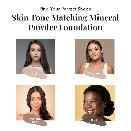 Magic Minerals Pressed Powder Foundation Compact with Mirror