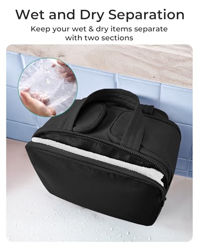 BAGSMART Travel Toiletry Bag Large 11.8" Organizer