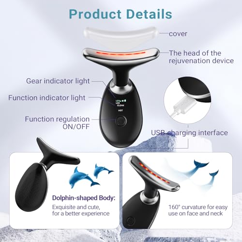 Neck Face Massager with 3 Vibration Modes
