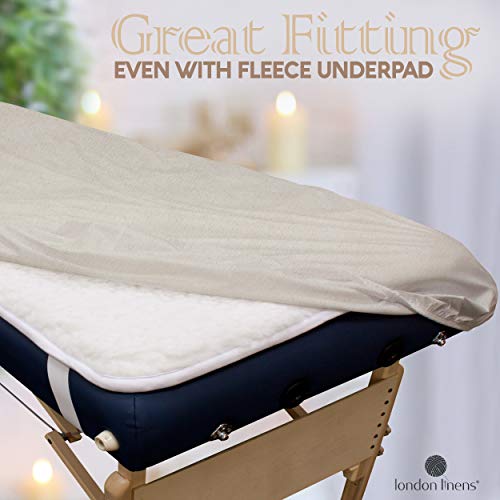 Extra Thick Massage Table Sheets Set 3pc - 100% Cotton