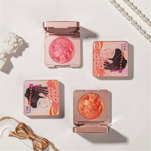Embossed Powder Blush Palette - Pink Natural Flush Makeup