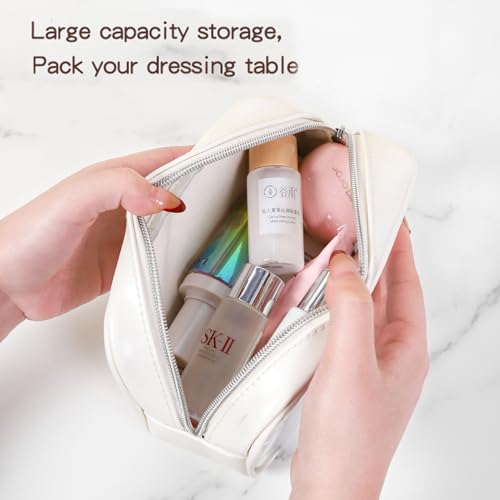 TSA Approved Clear Toiletry Bag Set - 2 Pack Makeup Organizers
