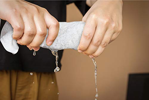 100% Cotton Washcloths 24 Pack - 12x12 Soft & Absorbent