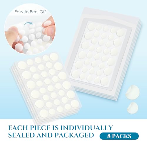 Pimple Patches Acne Patches, PITHER Day and Night Hydrocolloid Patch for Covering Zits and Blemishes Invisible Zit Patches with Tea Tree Oil, Salicylic Acid, Centella Asiatica (288 Count, 2 Size)