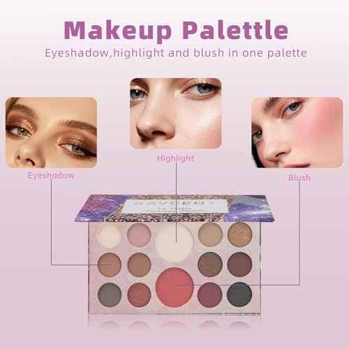 Makeup Kit for Women Teen Girls Full Kit Makeup Sets for Teens Eyeshadow Makeup Gift Set fo Women Teenagers Christmas Makeup Kits for Teens
