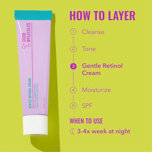 Good Molecules Gentle Retinol Night Cream, 1 fl oz
