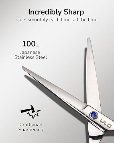 ULG Professional Hair Scissors 6.5" Japanese Stainless Steel