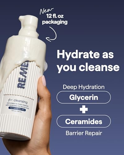 Remedy Cream-to-Foam Cleanser - Hydrating Face Wash 12 fl oz
