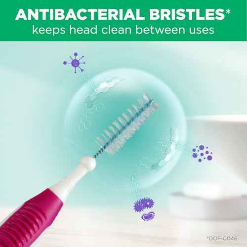 GUM Proxabrush Go-Betweens - Moderate - Interdental Brushes - Soft Bristled Dental Picks for Plaque Removal & Gum Health - Safe for Braces & Dental Devices, 15 Count