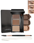 3-Color Eyebrow Powder Kit with Brush & Razor