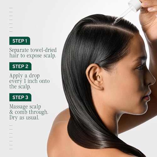 Biolage Full Rescue Invigorating Serum - for Stronger Hair, Longer Lengths in 4 weeks*, Balances Scalp & Fortifies Strands at the Root, Rosemary Oil & Niacinamide, Vegan & Paraben-Free, 1.6 Fl Oz