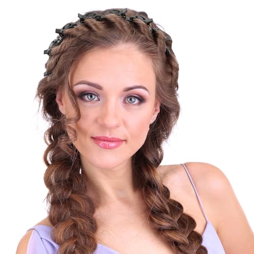 Mabor Hair Clips Headband Set for Bangs & Styling, 2 Pack