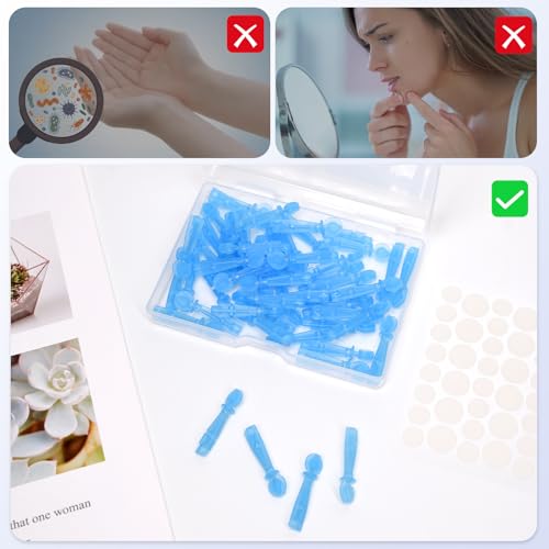 50 Pack Acne Needles & 72 Pimple Patches Sticker Set
