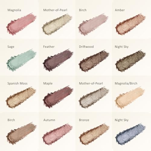 UCANBE 16 Color Eyeshadow Palette with 15 Brushes - Matte & Shimmer
