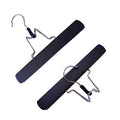2 Pack Wooden Hair Extension Hangers with Anti-Slip for Wigs - Black