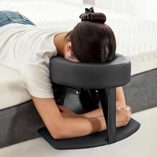 Adjustable Massage Headrest for Bed with Armrest
