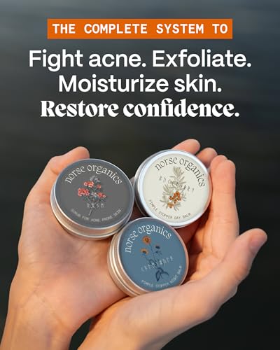 Norse Organics Fight Acne Kit - Complete 3-Step System with Arctic Botanicals
