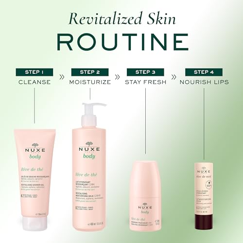 Nuxe R?ve de Th? Revitalising Moisturising Body Lotion 24h Hydration. Moisturizes, Softens & Revitalizes with Green Tea Extract, 13.5 fl oz