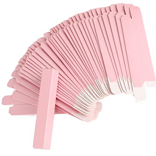 Pink Kraft Paper Box 22x22x137mm - 50 Pcs Lip Gloss Packaging