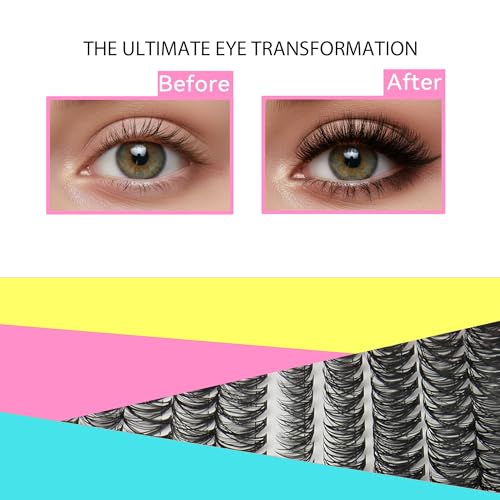 280 PCS DIY Lash Extensions Kit - 30D/40D, 9-16mm + Glue & Tweezers