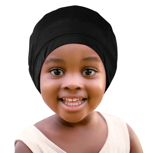 Baby Satin Bonnet for Curly Hair, Adjustable 6-18M