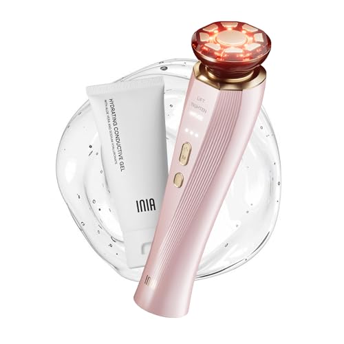 INIA Flare 3-in-1 Red Light Therapy Face & Neck Device - Pink