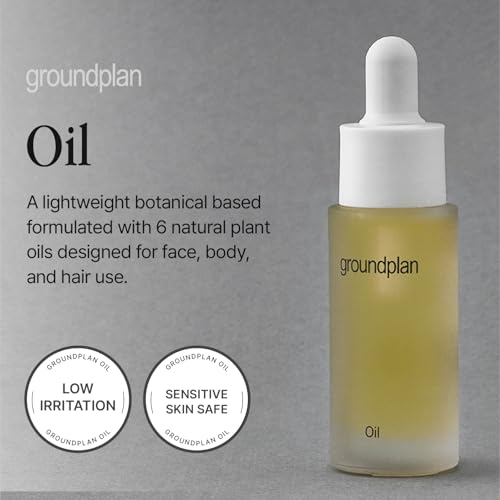 Oil 0.68 fl oz ? Botanical Facial Oil with 6 Natural Plant Oils, Lightweight Hydration & Nourishment for Face, Body & Hair, EWG Green Rated