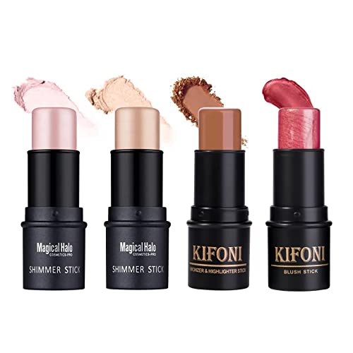 4-in-1 Contour Stick Kit - Blush, Bronzer & Highlighter