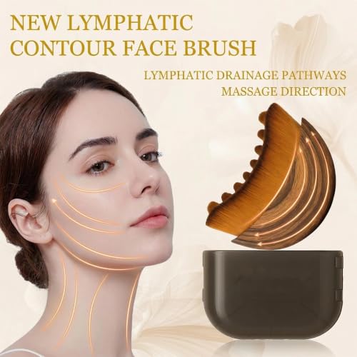 Lymphatic Contour Face Brush for Puffiness & Sculpting