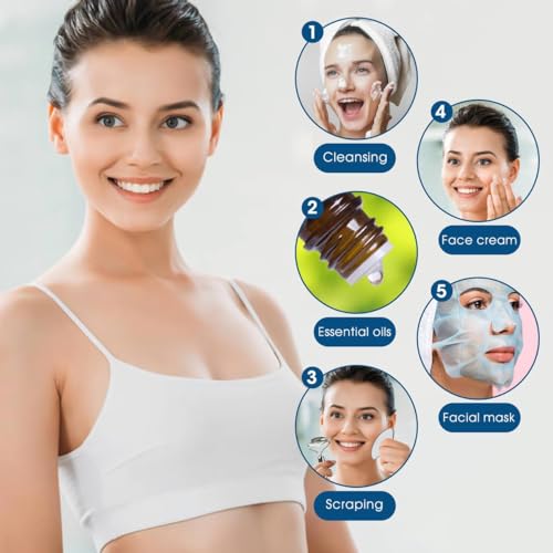 Stainless Steel Face Roller and Gua Sha Set