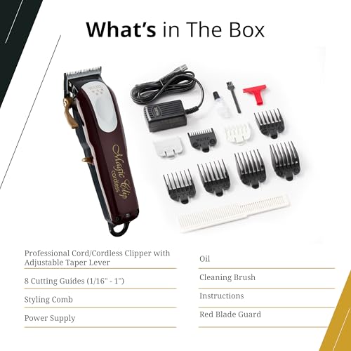Wahl Professional 5 Star Magic Clip Cordless Hair Clipper