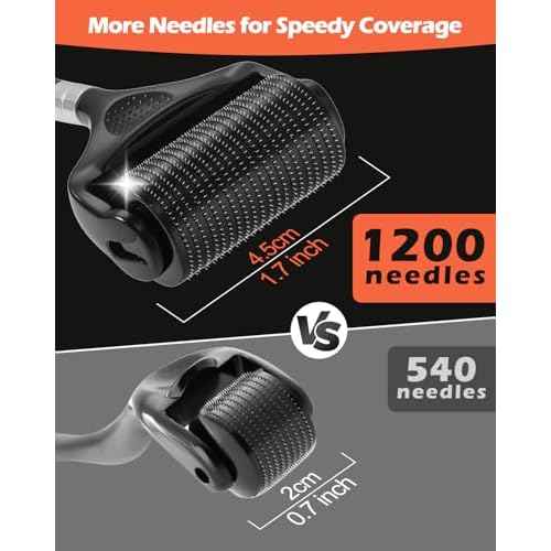 Titanium Derma Roller For Face Hair Beard£¬Beard Microneedle Roller For Men With Storage Case£¬Scalp Derma Roller For Women£¬Personal Use Microneedling Roller Microdermabrasion Beauty Instrument