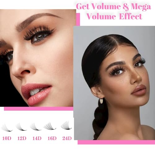 TDANCE 10D Premade Eyelash Extensions 320 Fans