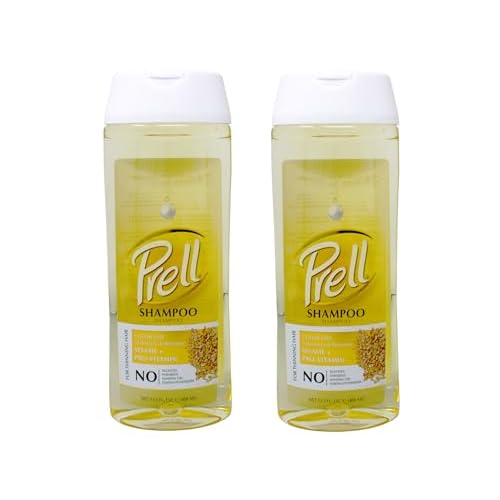 Prell Sesame + Pro-Vitamin Shampoo for Thinning Hair, Color Safe, Volumizes & Restores 13.5 fl. oz. (Pack of 2)