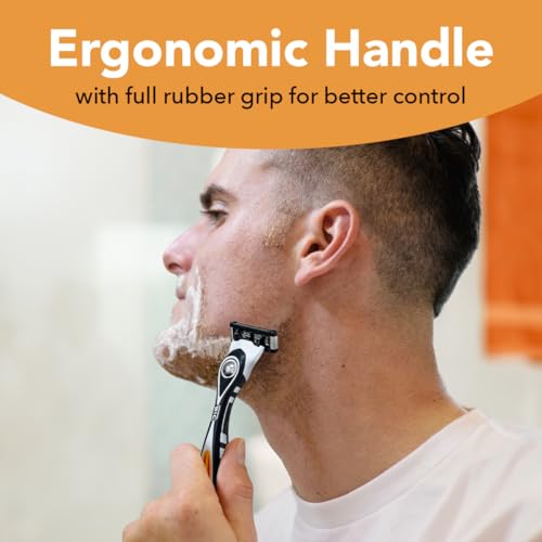 TRAVEL READY: Each razor comes with a blade cover making it easy to protect within your travel kit