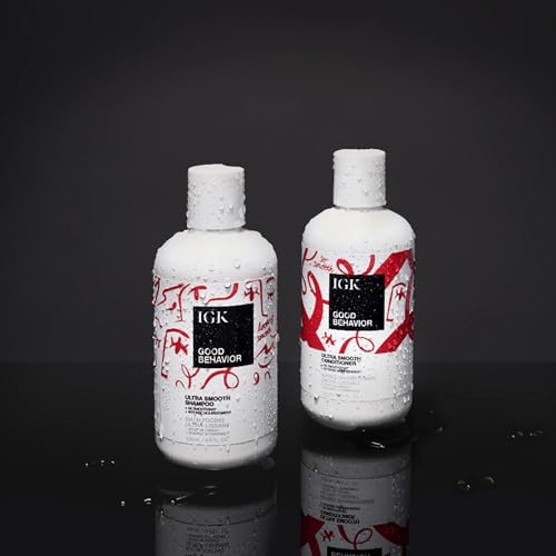 IGK Good Behavior Ultra Smooth Shampoo & Conditioner Set 8 oz