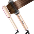 TYMO Ring Hair Straightener Brush – Fast Heating, Anti-Scald, 5 Temp Settings