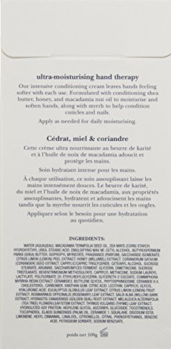 Crabtree & Evelyn Ultra-Moisturising Hand Therapy, Citron, Honey and Coriander, 3.5 oz