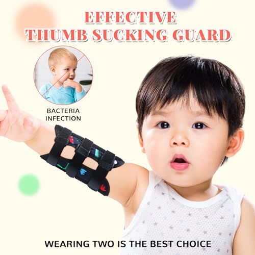 Threlaco Thumb Sucking Stop Guard for Kids 2-6 Years (2-Pack)