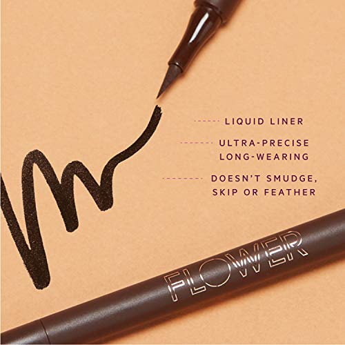 FLOWER Beauty Forever Wear Winged Eyeliner - Smudge-Proof Liquid