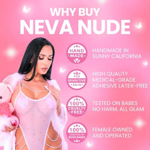 Neva Nude Inked & Ensorcelled Magical Nature Large Temporary Tattoo Pack | Body Decoration for Festivals, Raves, and More