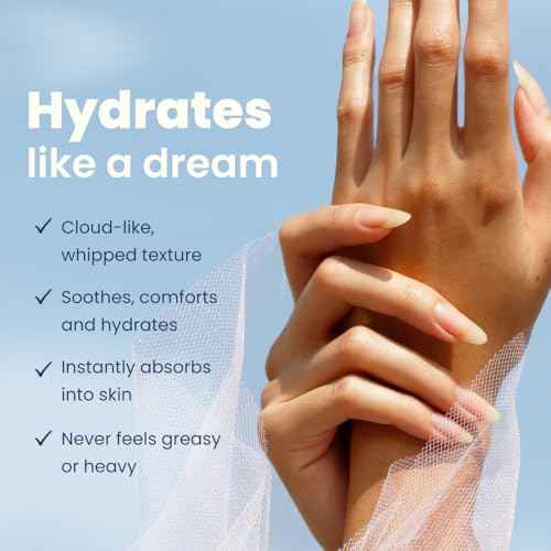 LONDONTOWN kur Whipped Cloud Hydrating, Moisturizing & Fast Absorbing Hand Cream, Vegan & Cruelty Free - 1fl oz